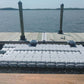 Modular dock Internal Pile Guide 12"ID x 6" tall jet dock style